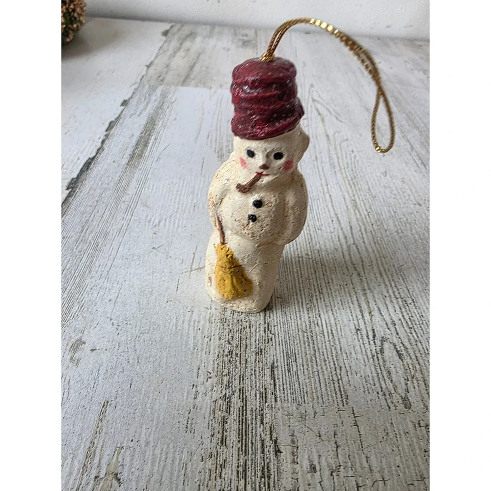 Midwest Cannon falls Teena flanner snowman ornament shabby chic Xmas tree